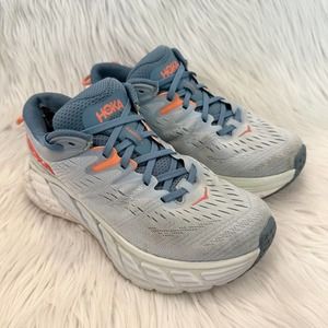 HOKA Gaviota 4 Running Sneakers Lace-Up Shoes Blue Fog